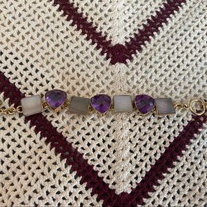 MOP/Amethyst bracelet